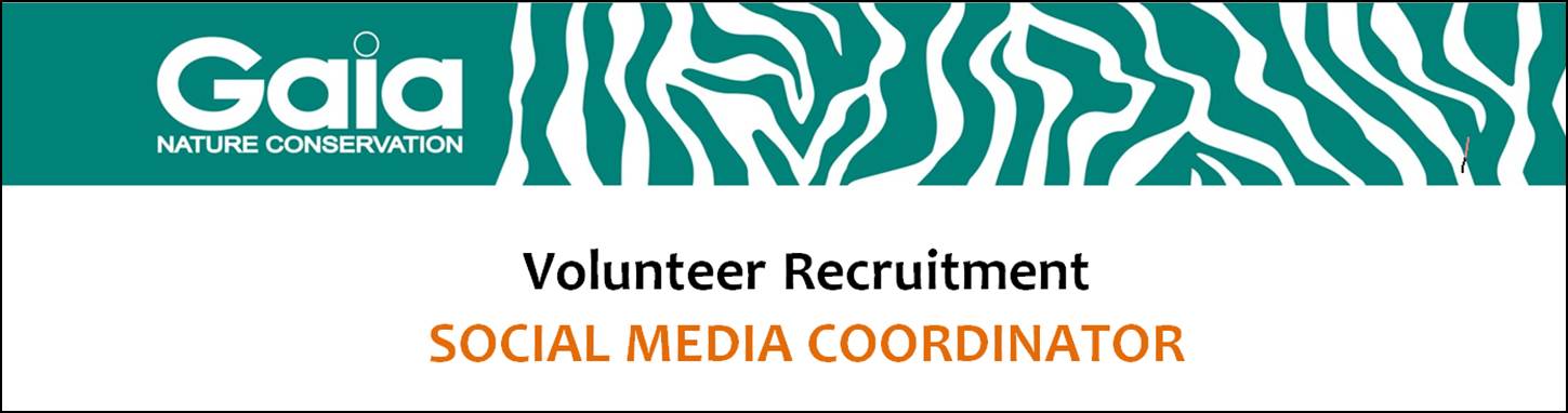 Volunteer Recruitment  SOCIAL MEDIA COORDINATOR